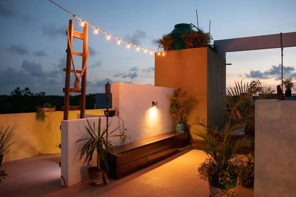 Shiny Casa Cacao/100Mbpswifi Lägenhet Tulum Mexiko